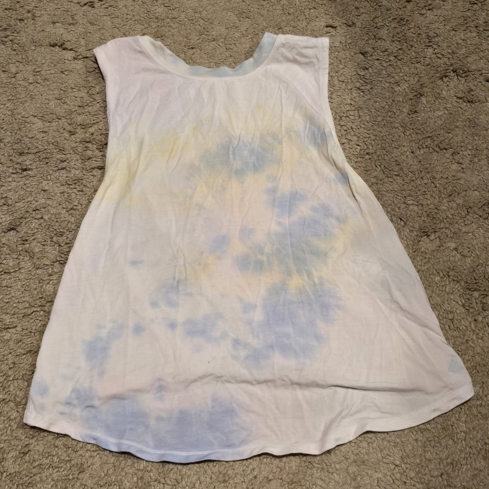 Balance Athletica Tie-Dye Tank Top - Pastel Blue and Yellow and Pink